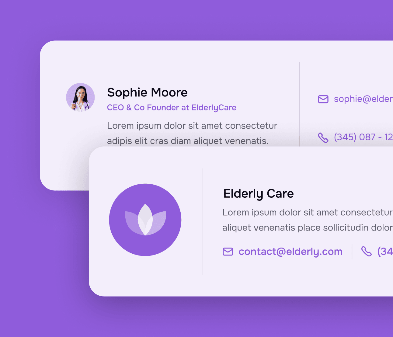 ElderlyCare X - Email Signature - Elderly Care Webflow Template