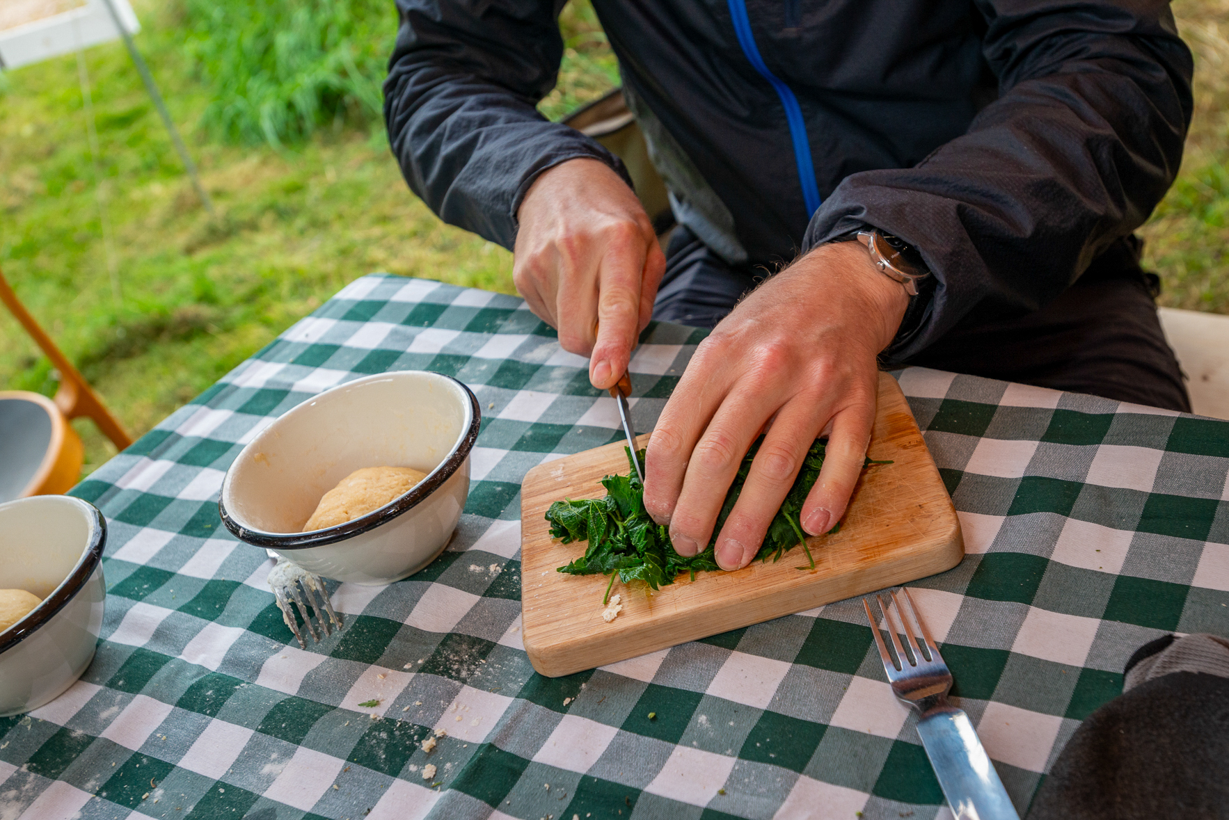 Cooking with nettles