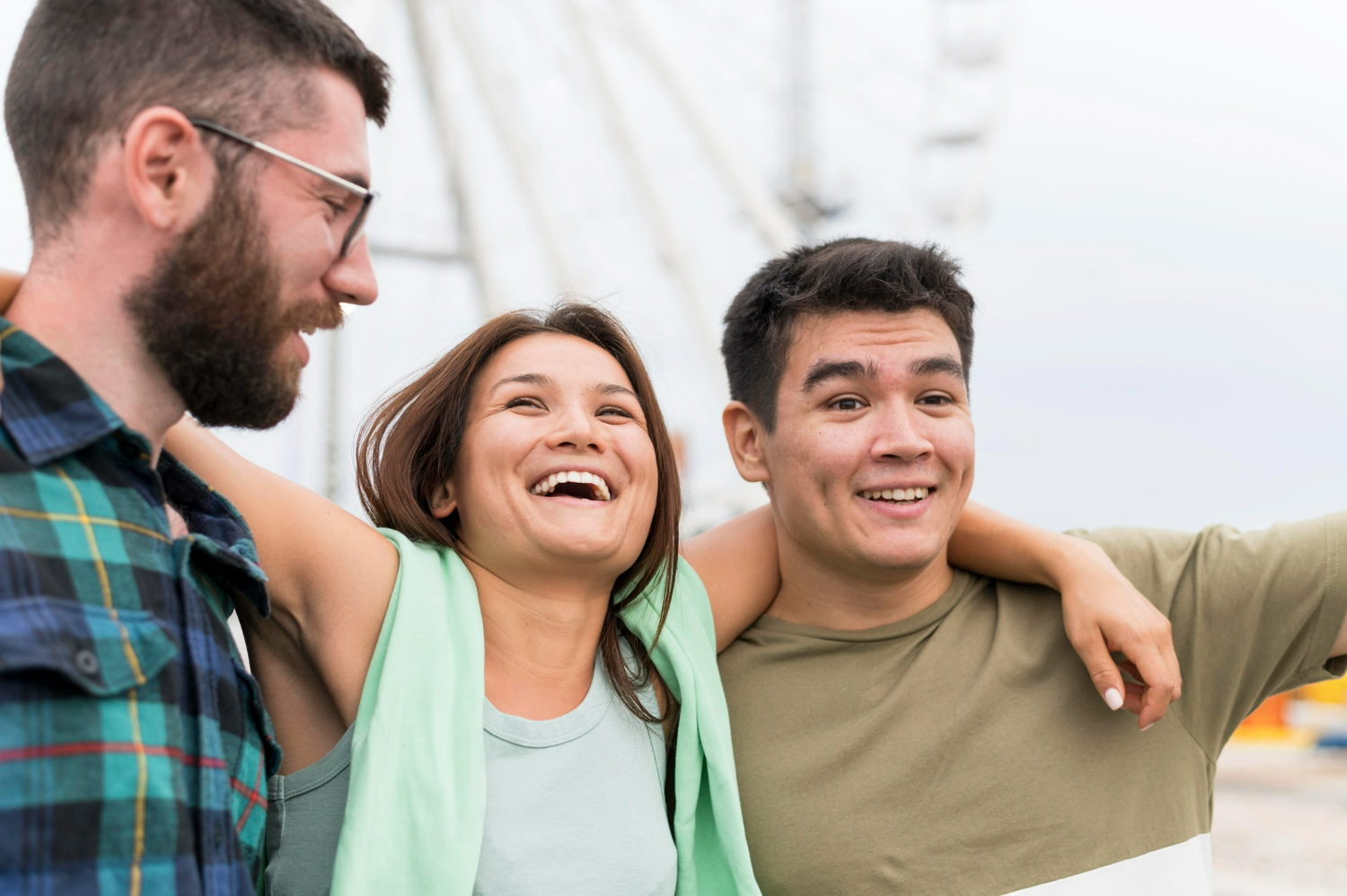 Happy friends supporting each other in recovery after addiction treatment in Portland, Oregon