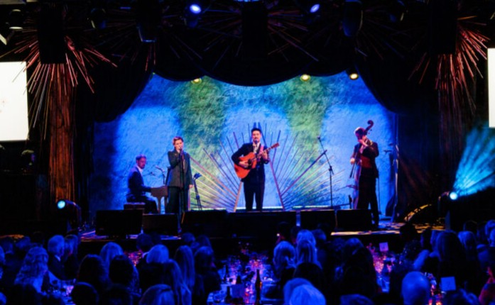 Crowd at Marcus Mumford and Carey Mulligan's NYC Wassail gala benefiting Children in Conflict