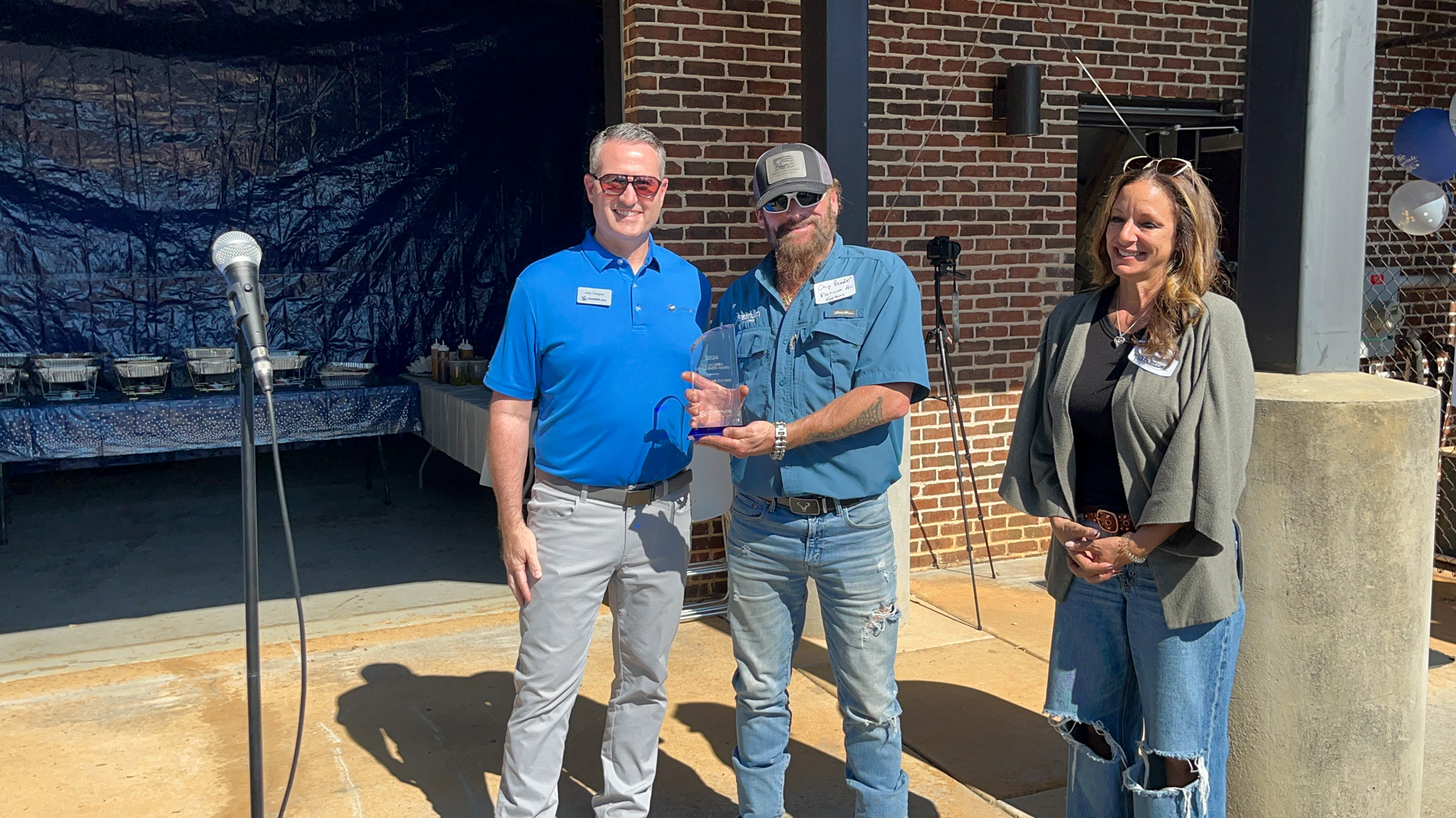 Appreciation Award winner goes to Platinum Air Systems