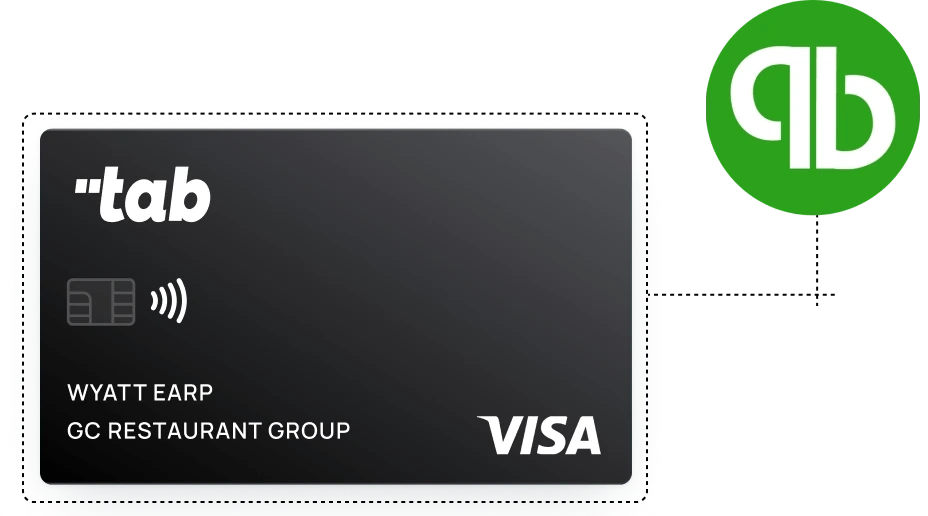 Tab card data flowing into QuickBooks Online