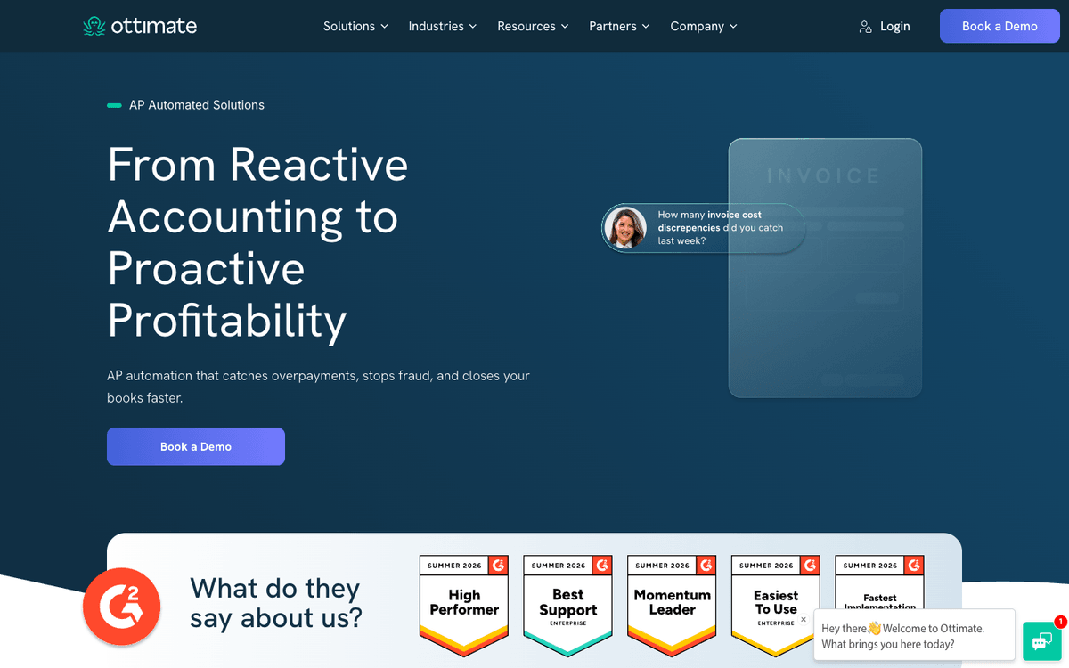 Ottimate homepage
