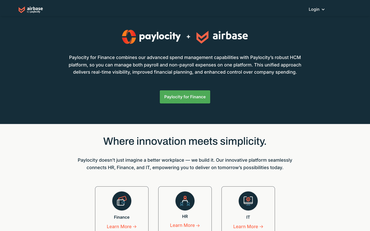 Airbase homepage
