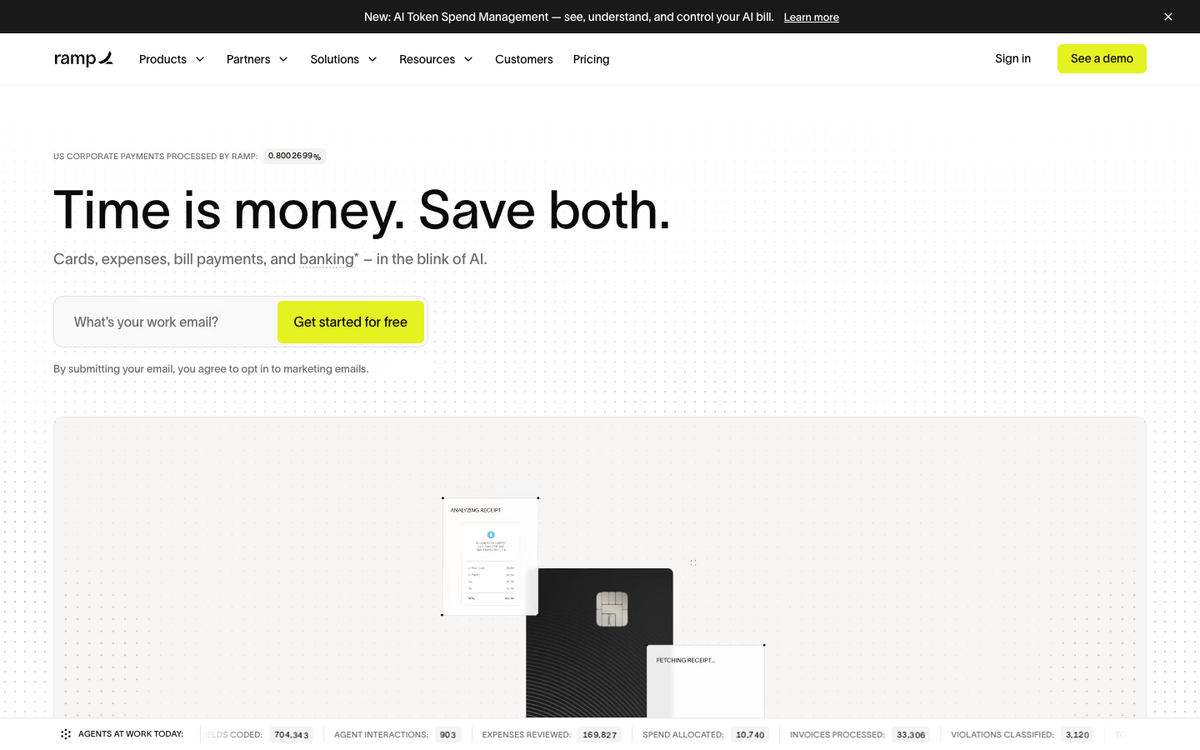 Ramp homepage