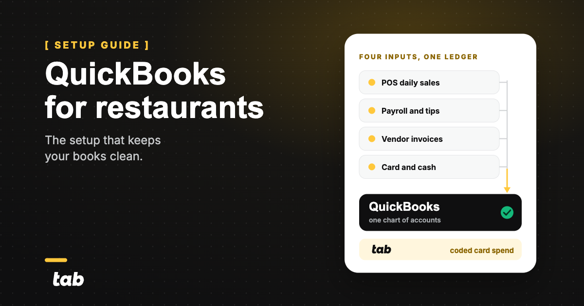 QuickBooks for Restaurants: Setup Guide (2026) dark thumbnail