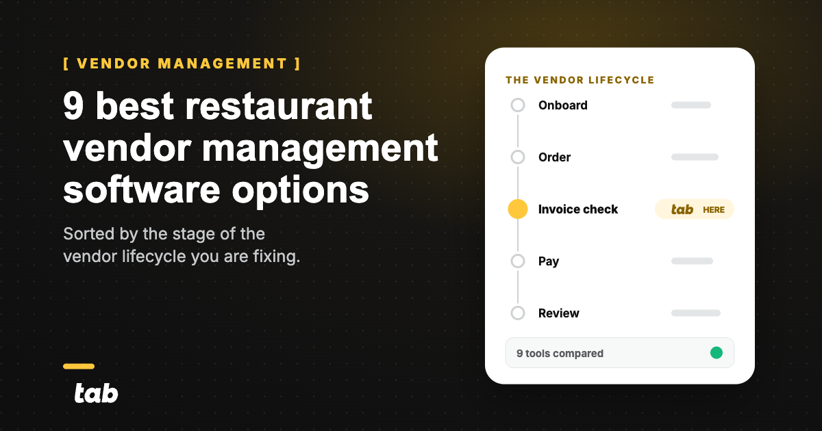 9 Best Restaurant Vendor Management Tools dark thumbnail