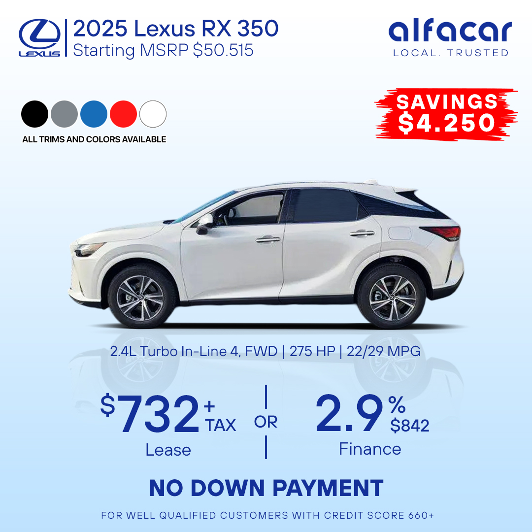2025 Lexus RX 350