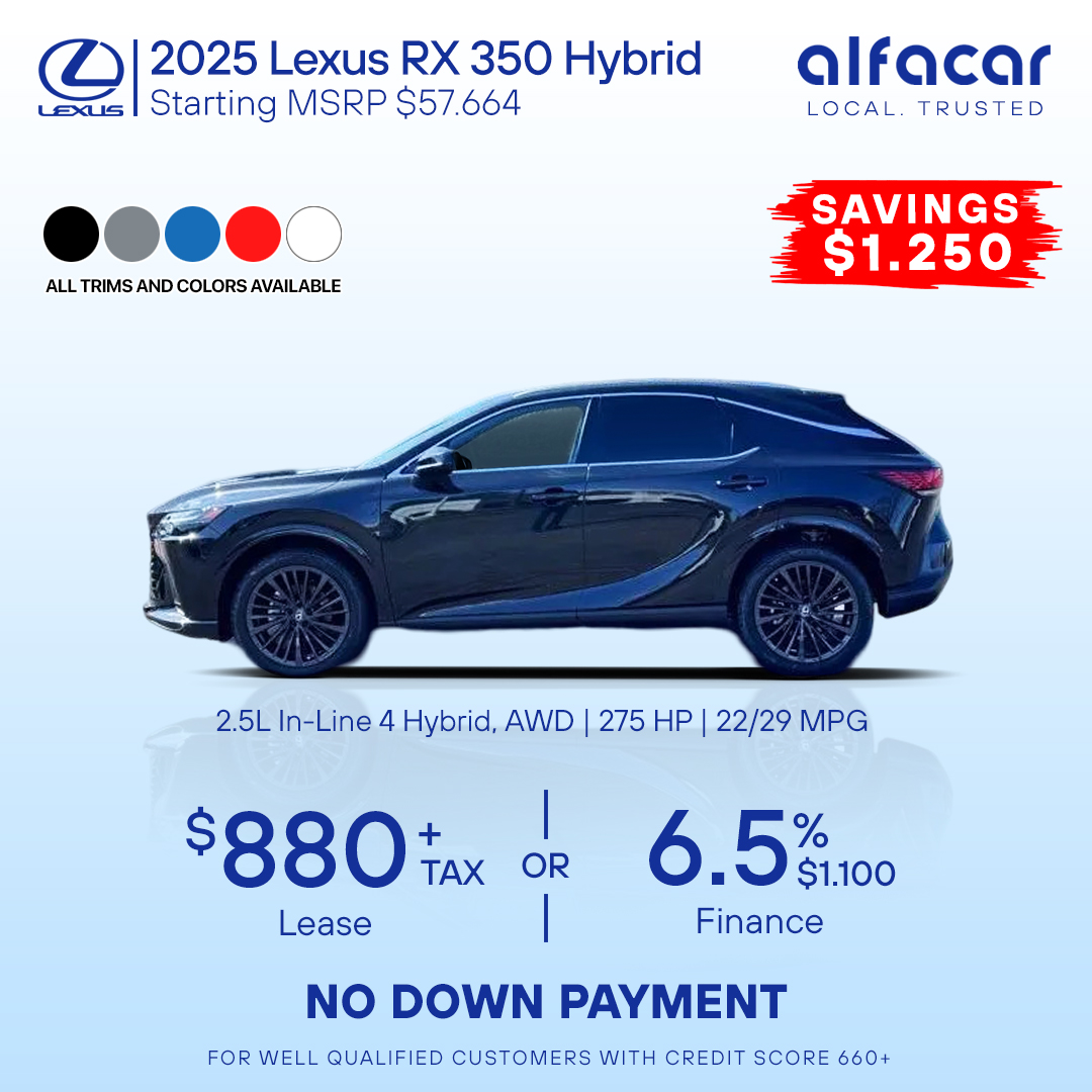 2024 Lexus RX 350H Hybrid AWD