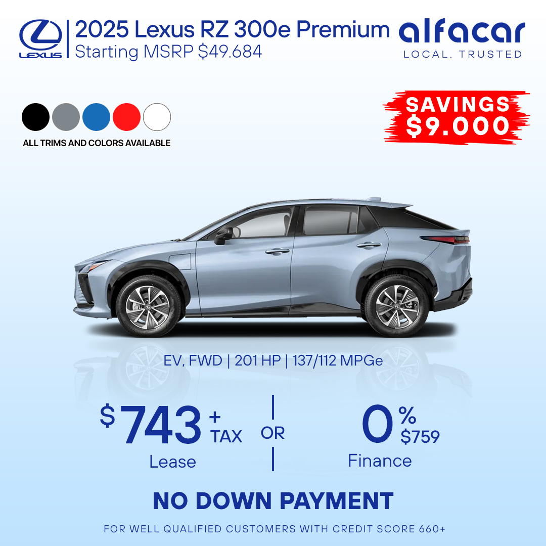 2025 Lexus RZ 300e