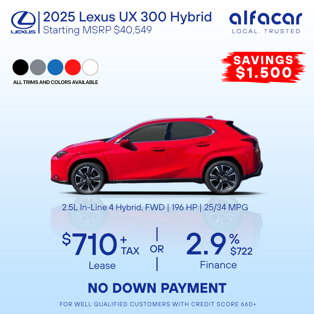 2025 Lexus UX 300H Hybrid