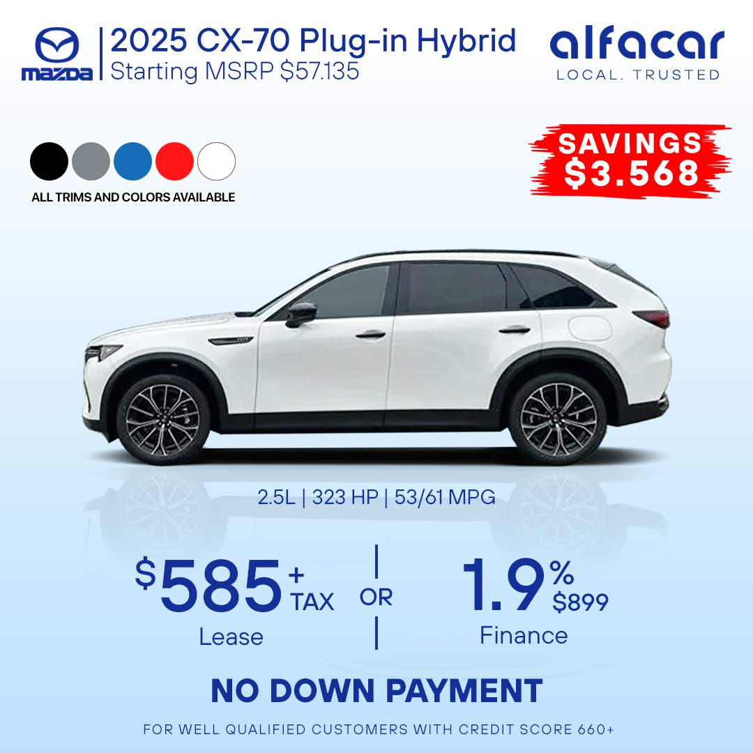 2025 Mazda CX-70 Plug-In Hybrid.
