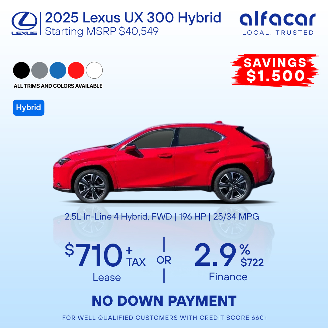 2025 Lexus UX 300H Hybrid