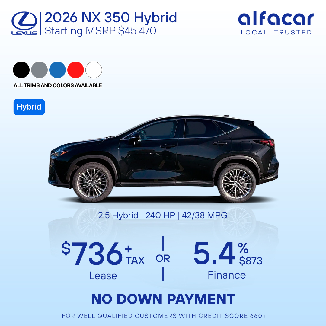 2025 Lexus NX 350H AWD Hybrid