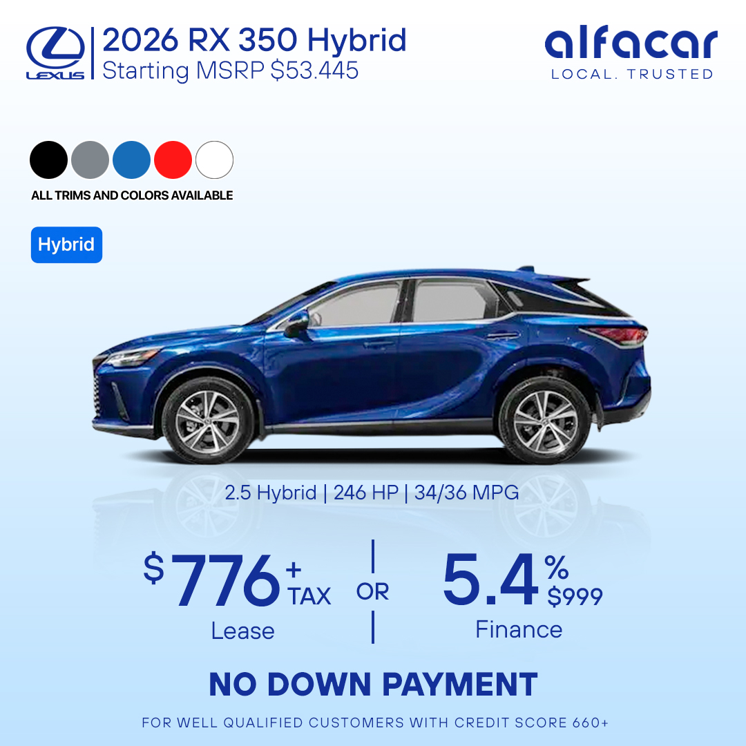 2025 Lexus RX 350H AWD Hybrid