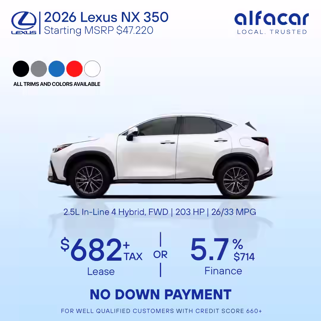 2026 Lexus NX 350