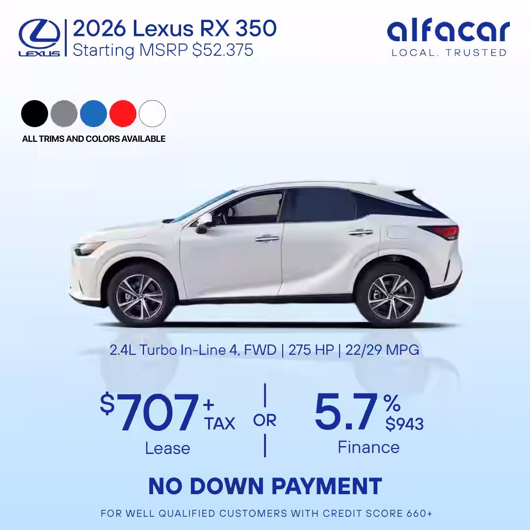 2026 Lexus RX 350