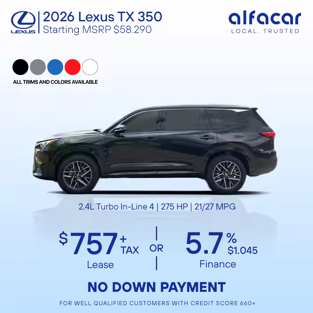 2026 Lexus TX 350