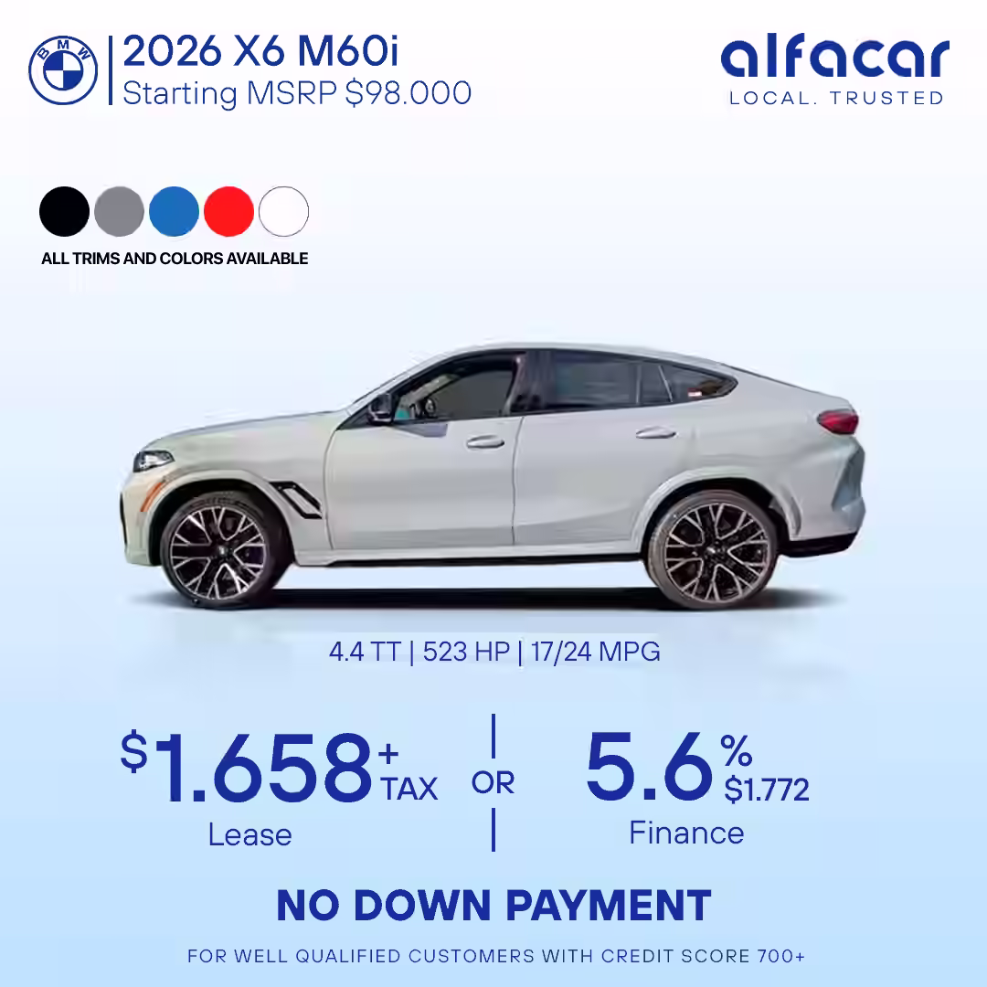 2026 BMW X6 M60i