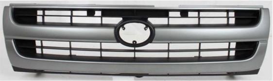 Chrome-finished automotive grille