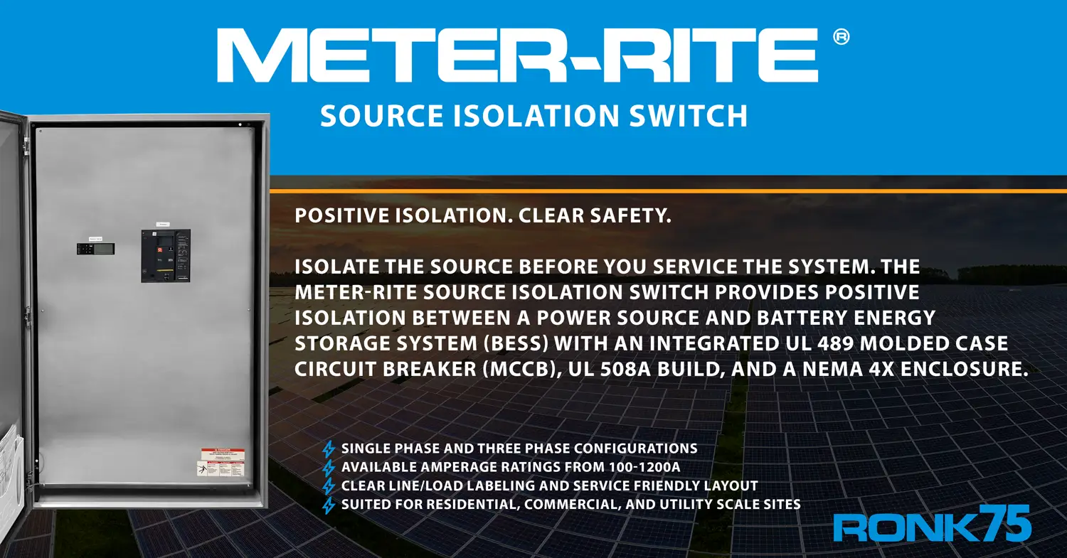 Meter-Rite Source Isolation Switch by RONK