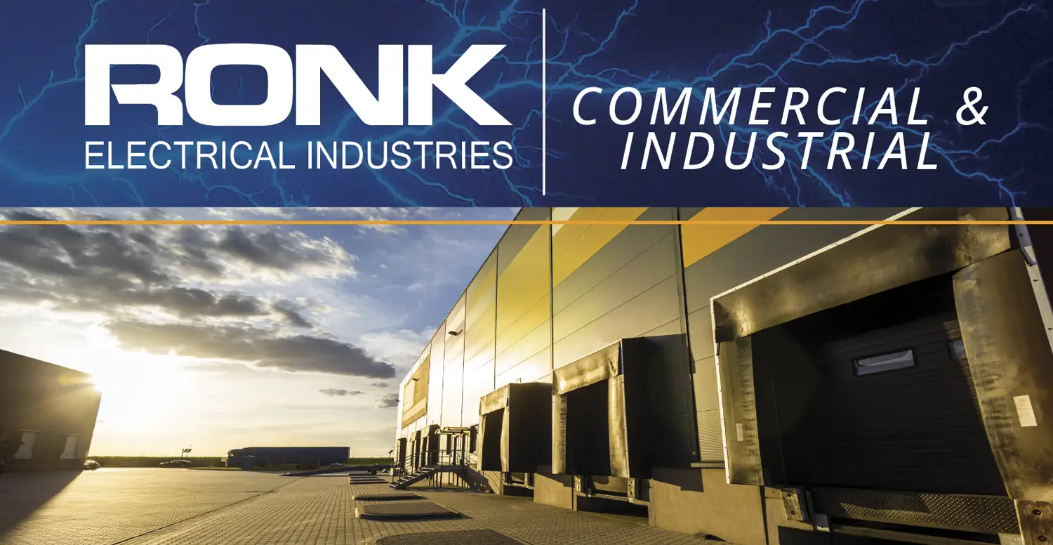 RONK logo and graphic for commercial and industrial sales sheet 