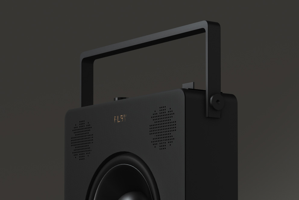 speaker front view