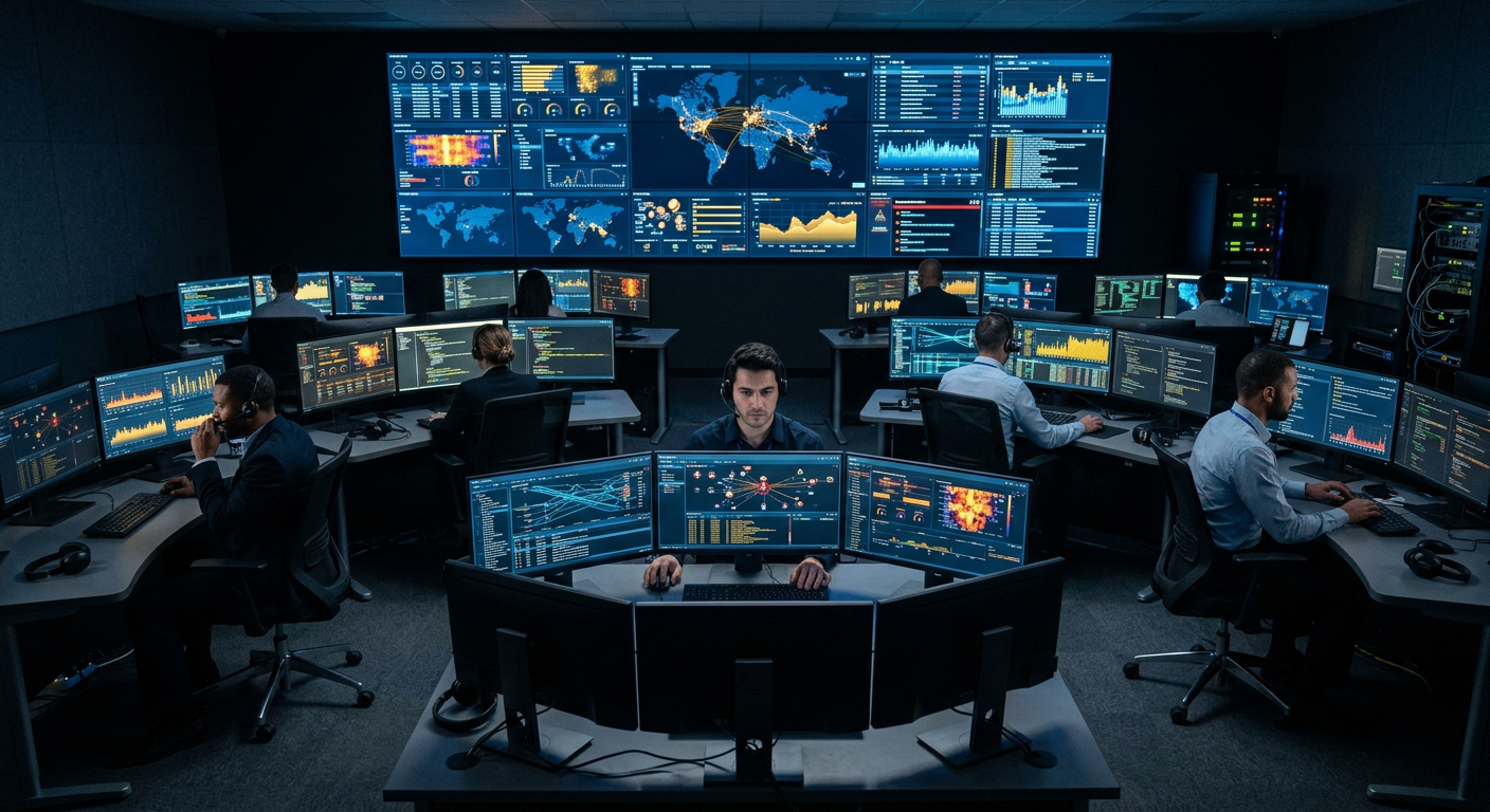 Managed IT services team monitoring business systems in Phoenix