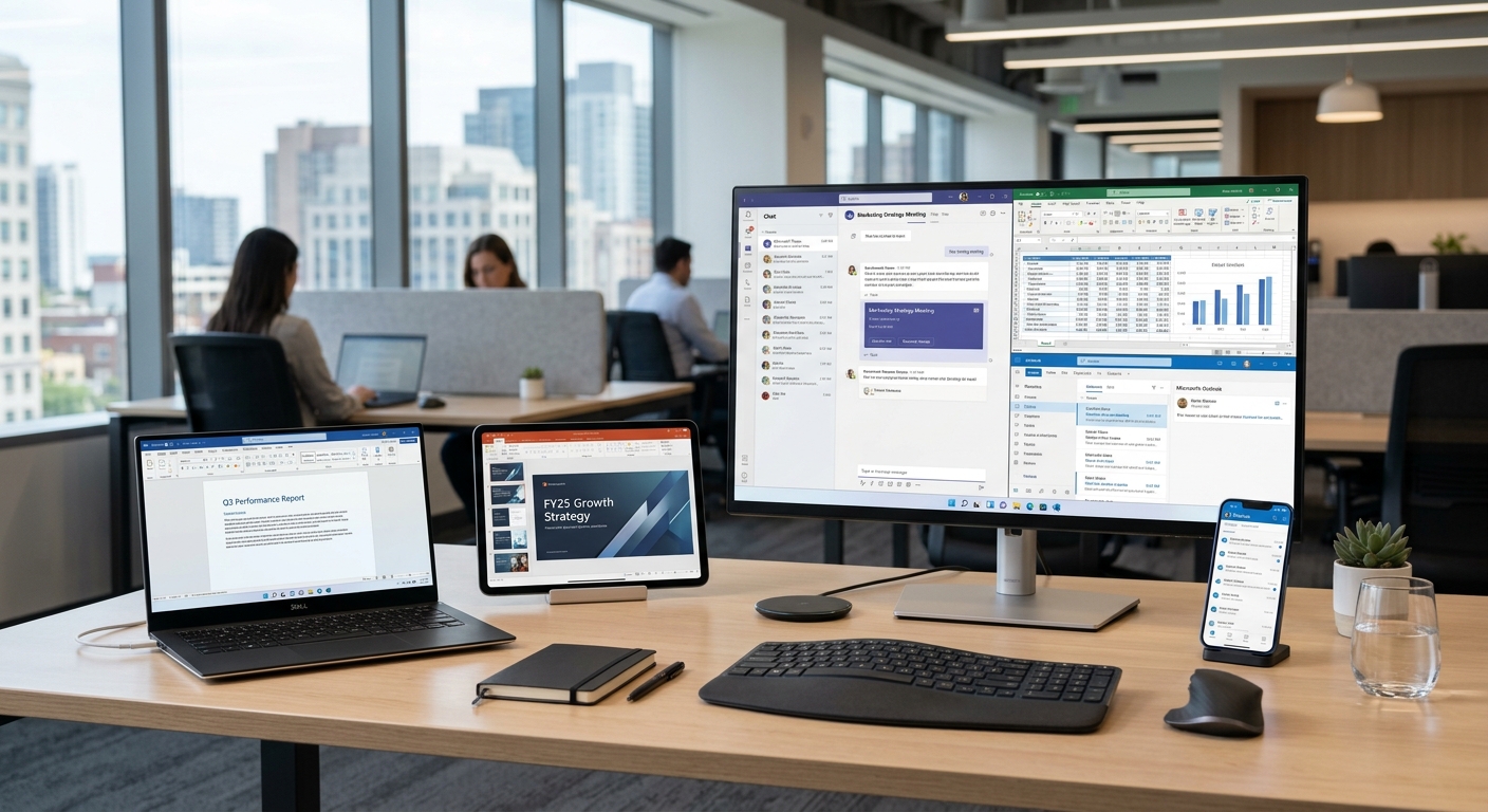 Managed IT services team monitoring business systems in Phoenix