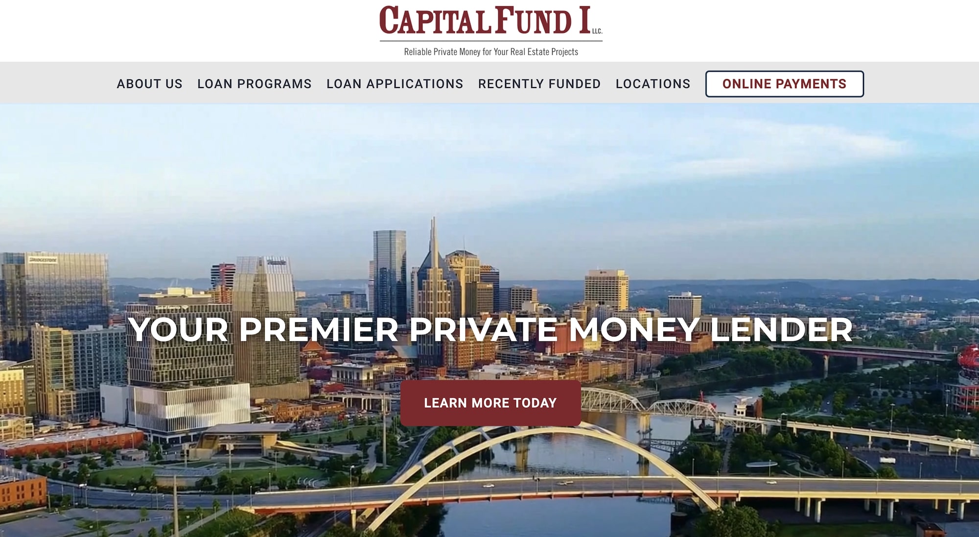 Capital Fund 1 homepage: Your Premier Private Money Lender