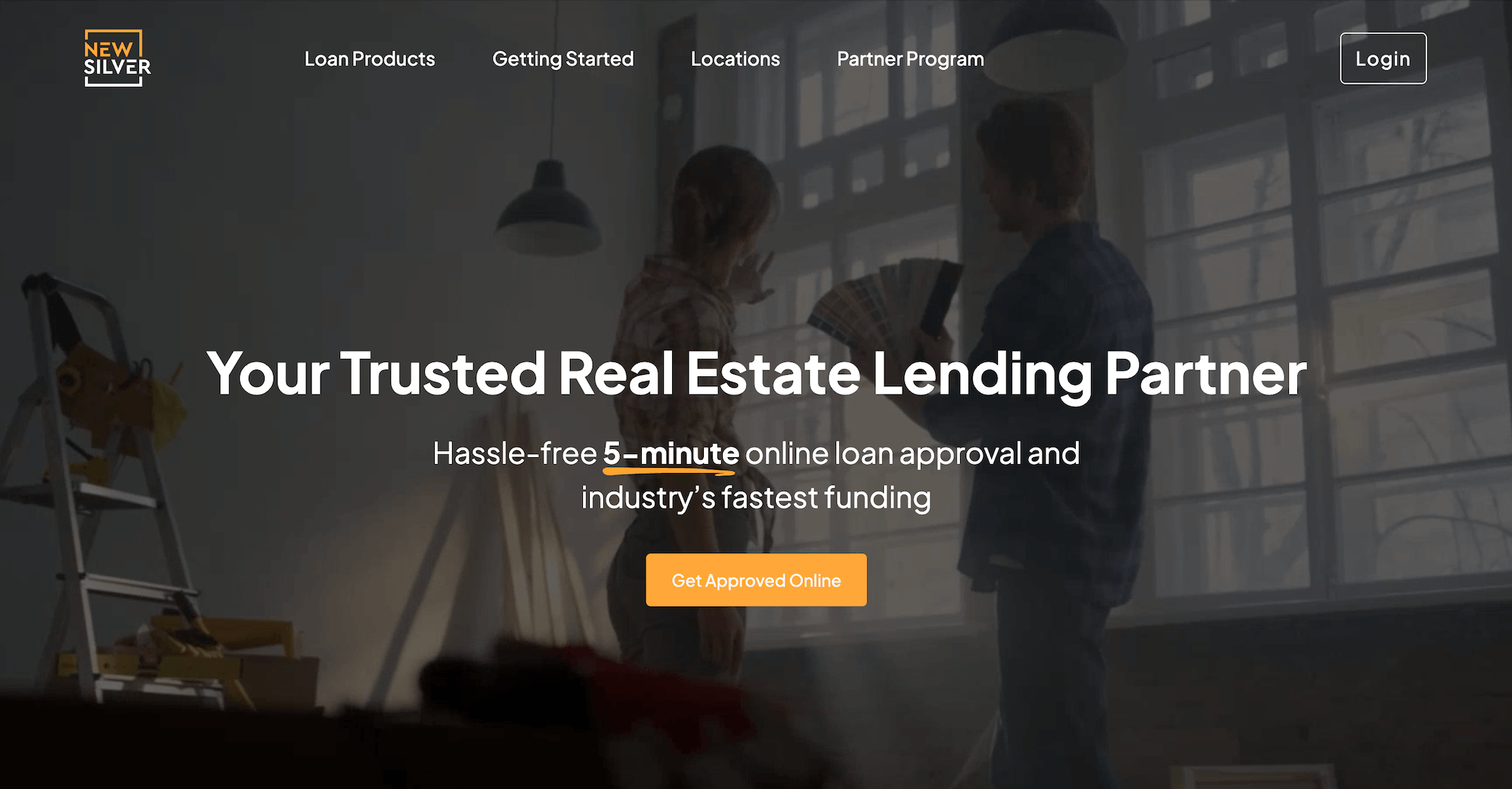 New Silver Lending homepage: Your Trusted Real Estate Lending Partner