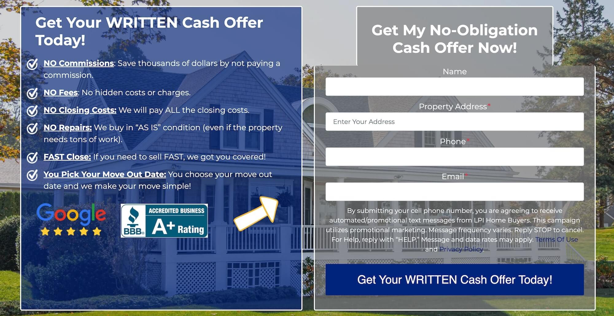 LPI Home Buyers homepage