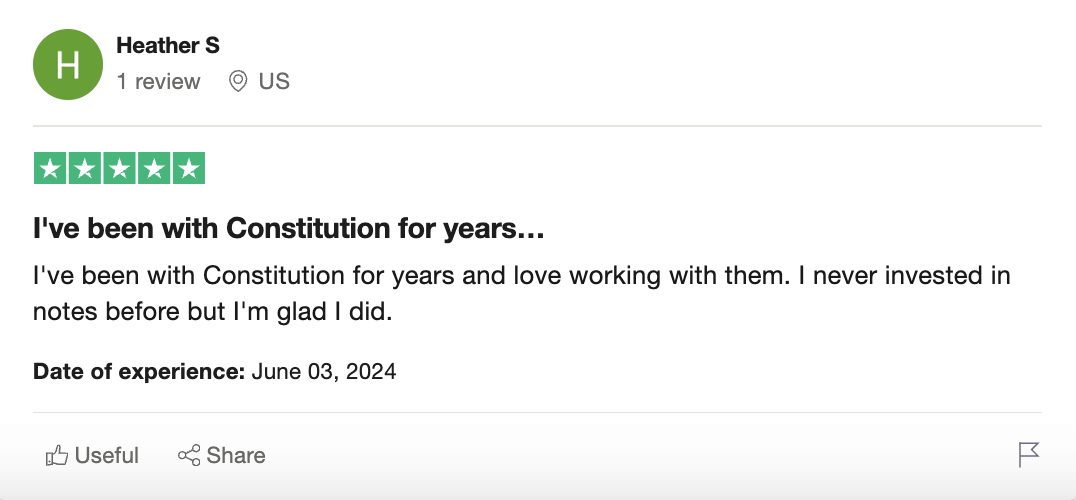 Constitution Lending review: I've been with Constitution for years