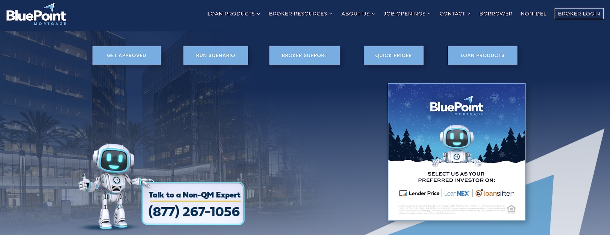 BluePoint Mortgage homepage