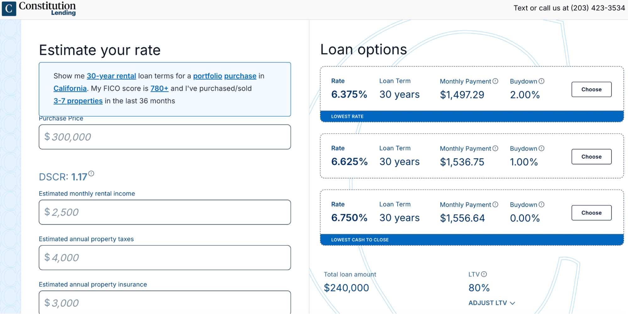 Estimate Your Rate and Loan Options