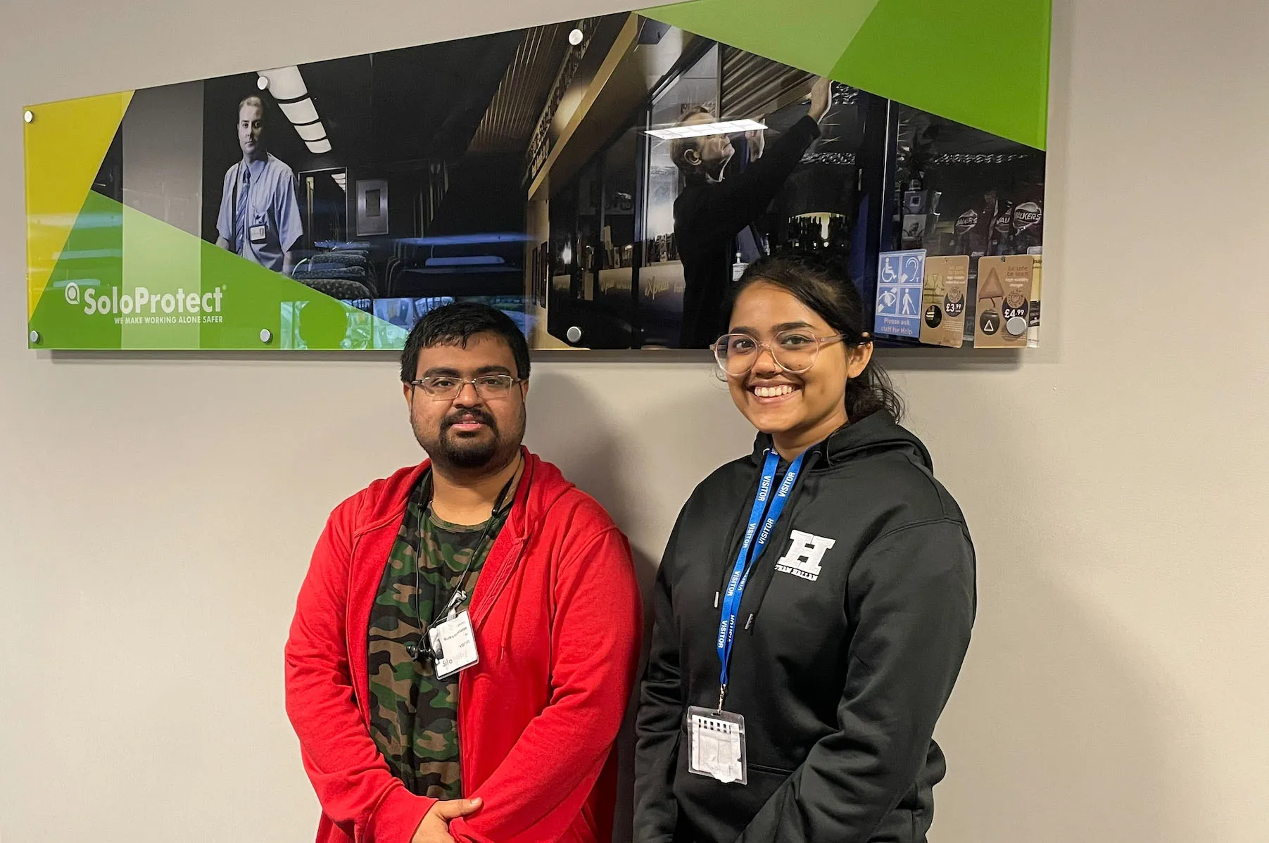 two talented students from Sheffield Hallam University