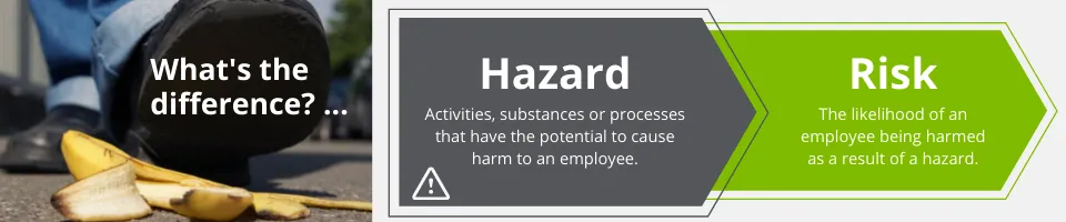 whats the difference between a risk and a hazard