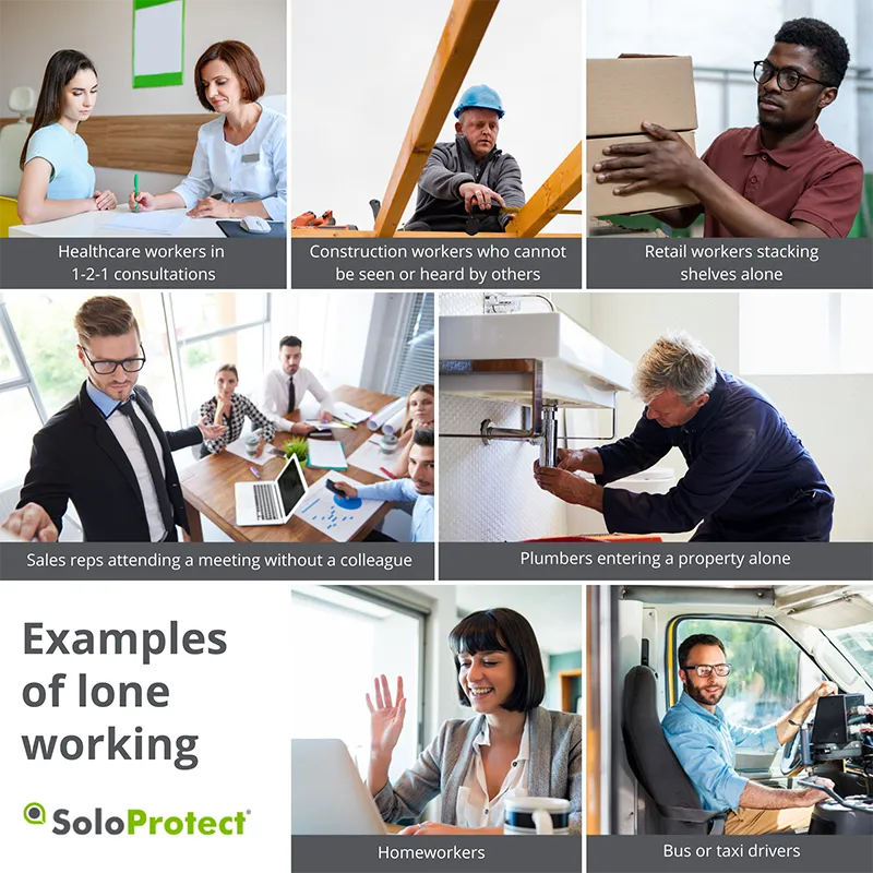 examples of lone working