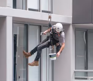 Alleinarbeit in der Höhe