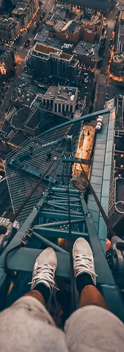 lone worker at height