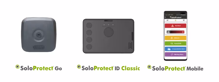 lone worker alarm range