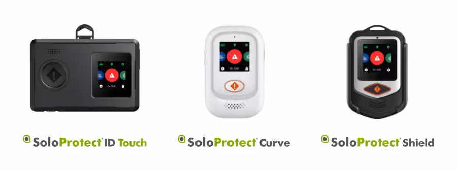 lone worker alarm range