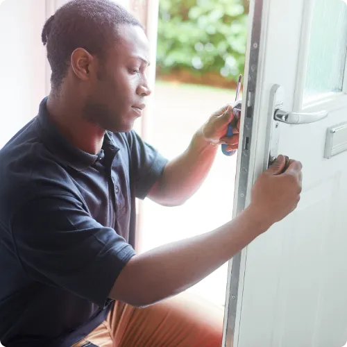 A lone maintenance worker that was verbally abused