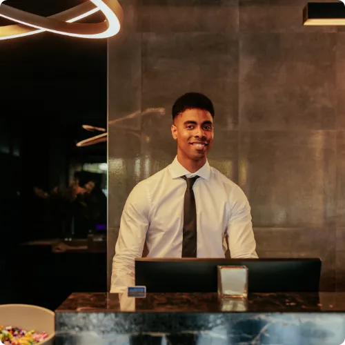 A hotel worker that was verbally, racially abused