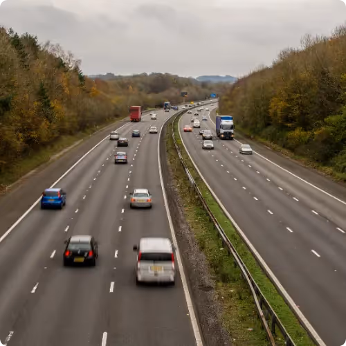 A delivery driver caught up in a road rage argument