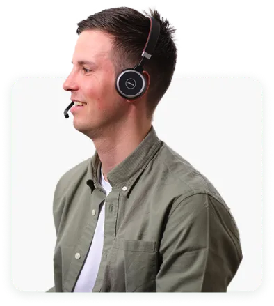 Headshot of Joakim, in support mode