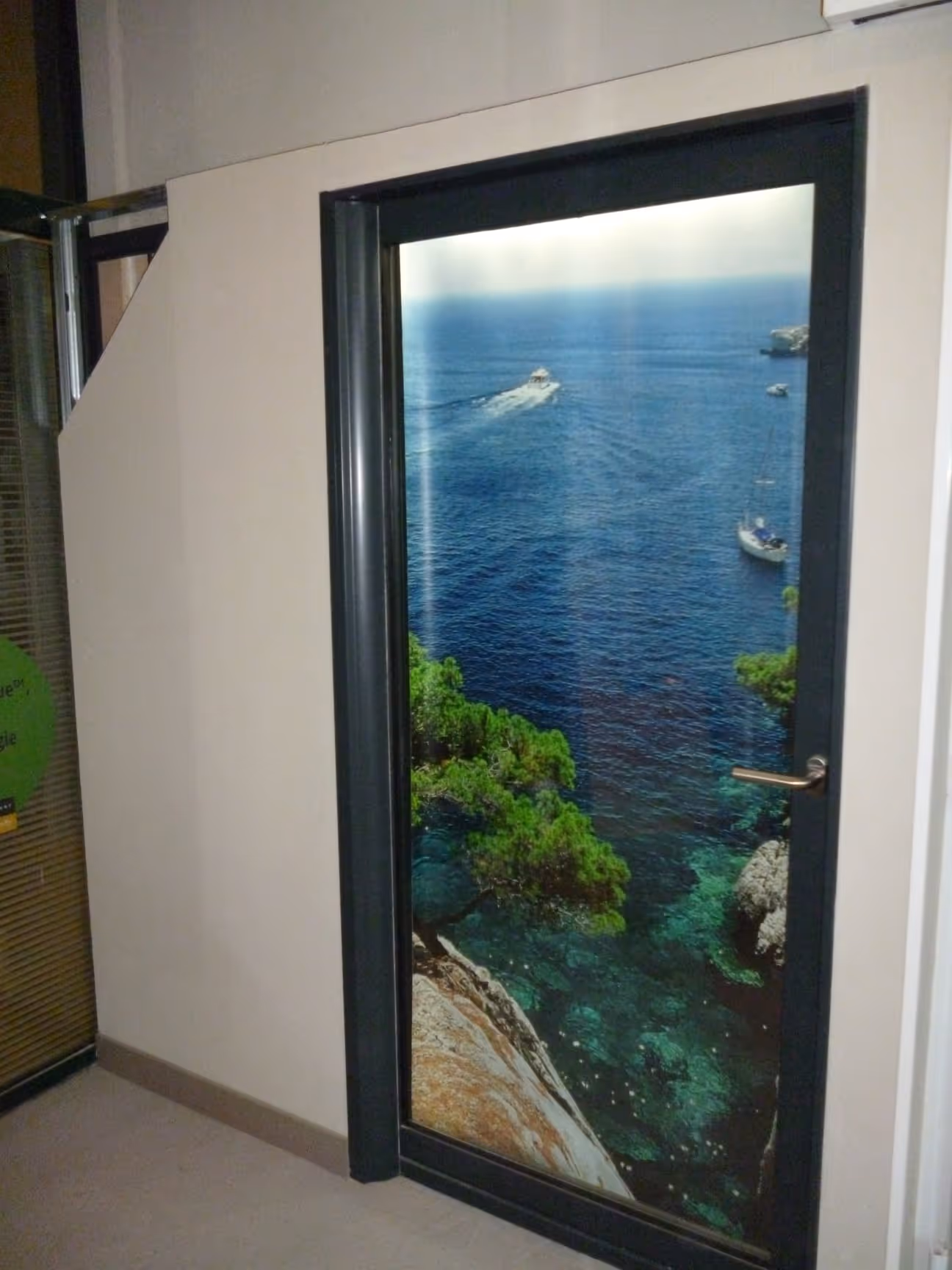 Porte-fenêtre Alu à galandage S28 Aluminium