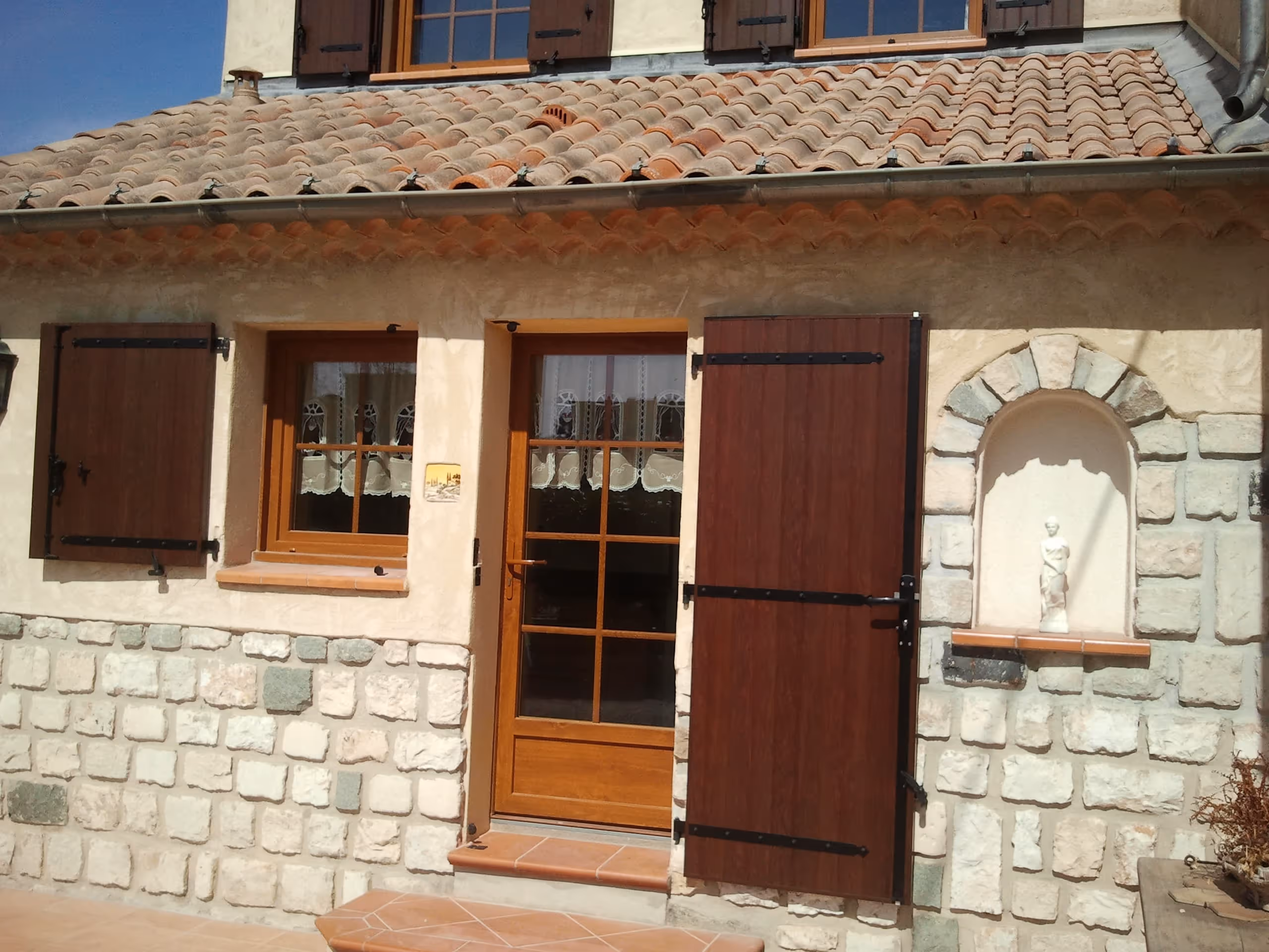 Portes Alu vitrées Aluminium