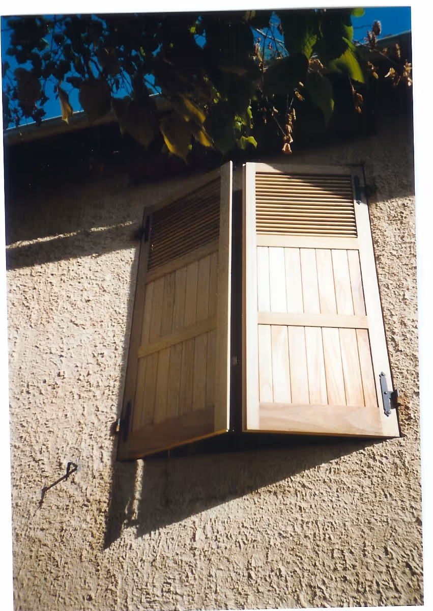 Volet battant bois persienné Marseille