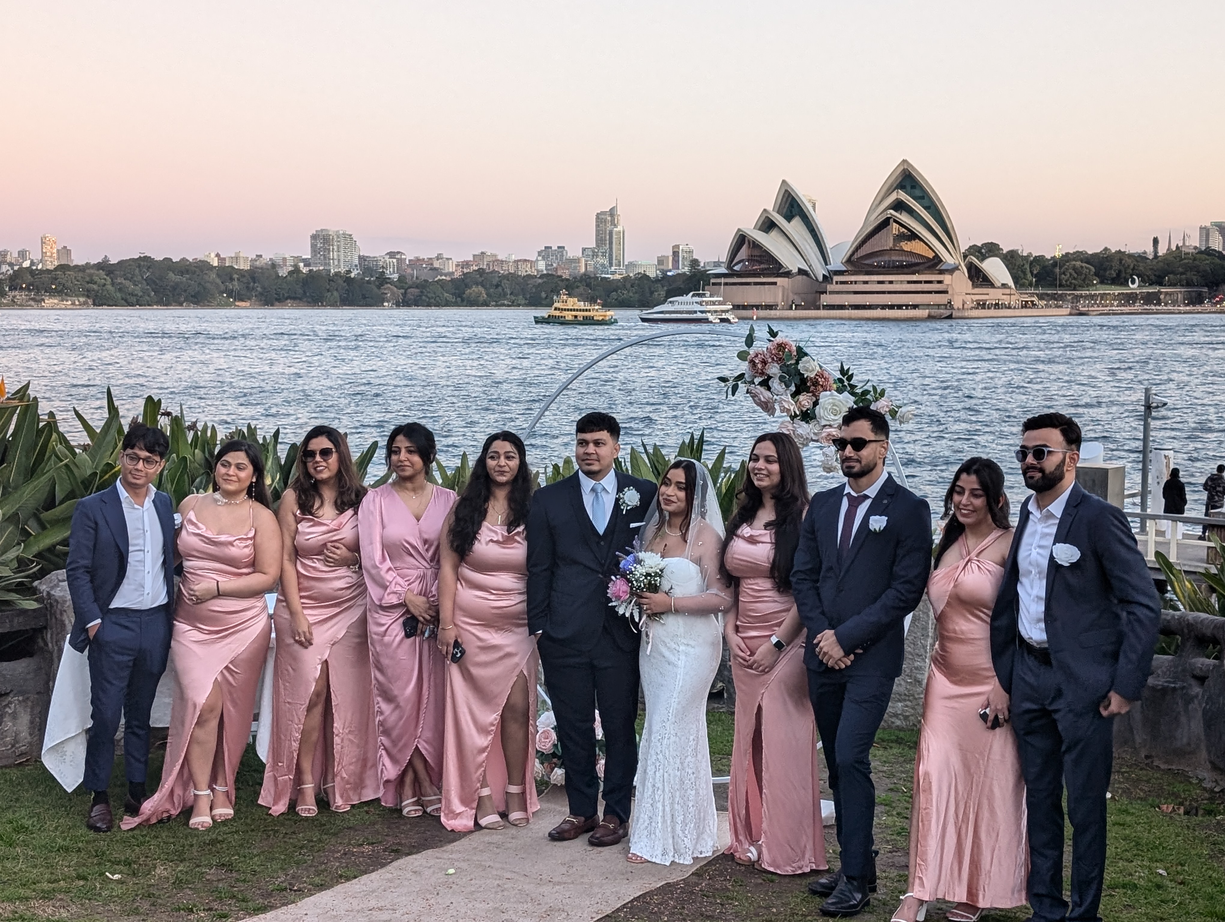 Couple getting married in Copes Lookout